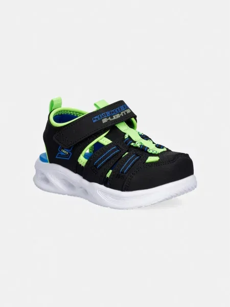 Skechers Dječje sandale SOLA GLOW SANDAL-HYPER-COAST crna