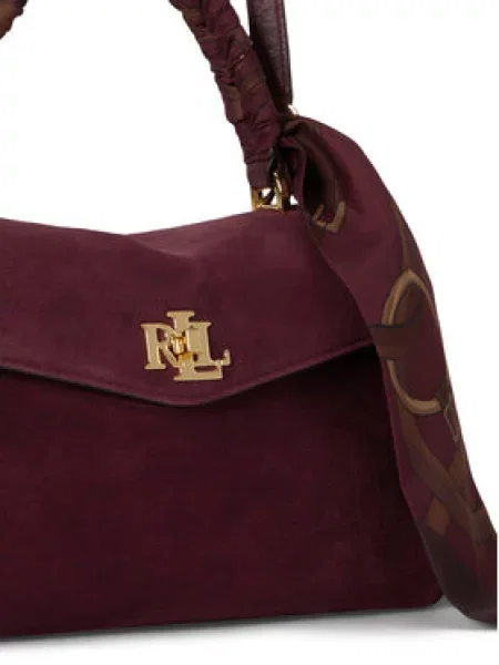 Torbica LAUREN RALPH LAUREN Tamnocrvena