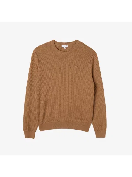 Lacoste Sweter Lacoste beżowy