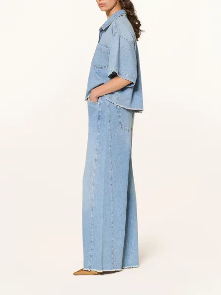 Raffaello Rossi Džíny Se Širokými Nohavicemi Sena used blue modré