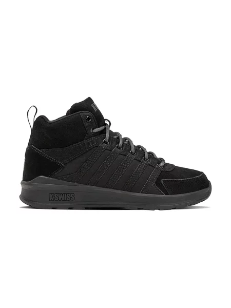 Кожени маратонки K-Swiss VISTA TRAINER MID WNT черно
