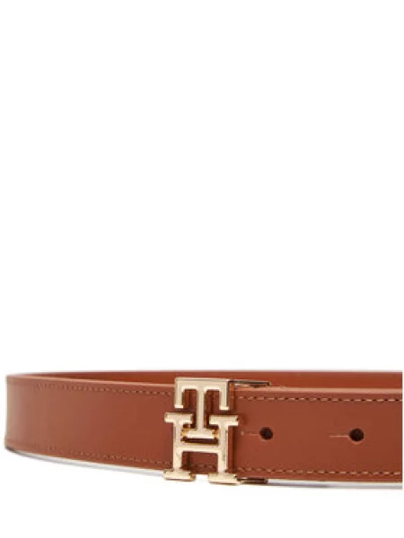 TOMMY HILFIGER Pas MODERN konjak / zlata rjava