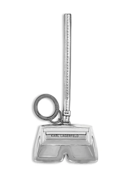 Karl Lagerfeld Breloc ikon/k mini clutch negru
