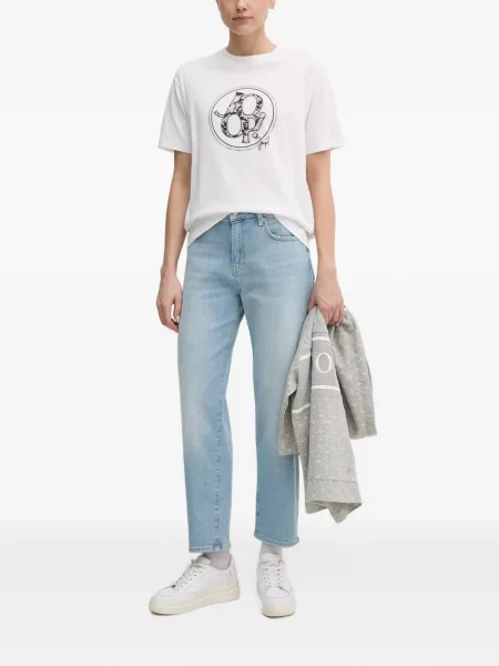 Tricou Joop! cu imagine alb