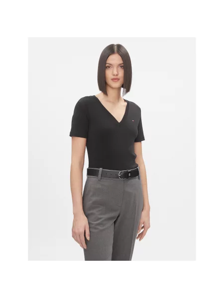 Tommy Hilfiger T-Shirt New Cody Slim Fit μαύρο