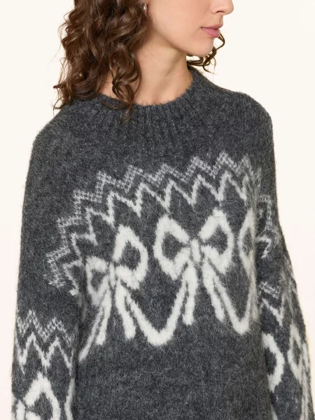 Mrs & Hugs Sweter Z Alpaki grau