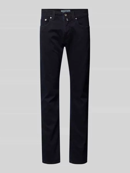 Pierre Cardin Jeansy Mężczyźni niebieski jednolity granatowe