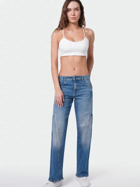 M.O.D MIRACLE OF DENIM Jeans albastru