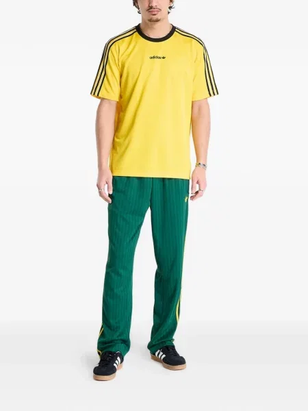 Dlouhé běžecké boty Adidas Terrex s krátkými rukávy s výstřihem do v černé