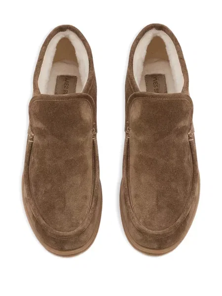 Botine Yves Salomon din piele maro