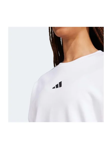 ADIDAS SPORTSWEAR Športová mikina čierna biela