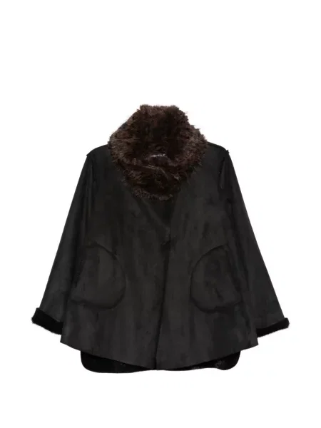 Gulerat palton de blană Collection Privée? cu blană negru
