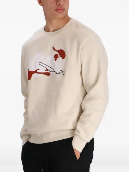 Hanorac Boss cu imagine cu imprimeu abstract