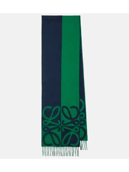 Fular Loewe de lână albastru