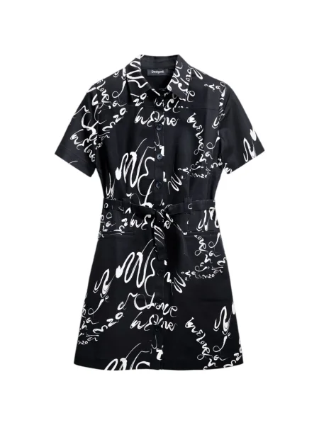 Desigual ruha RODAS mini egyenes fekete