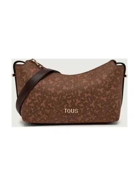 Tous Geantă poștaș KAOS MINI LINES maro