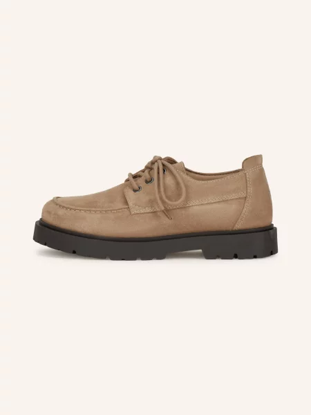 Półbuty Birkenstock zamszowe beżowe