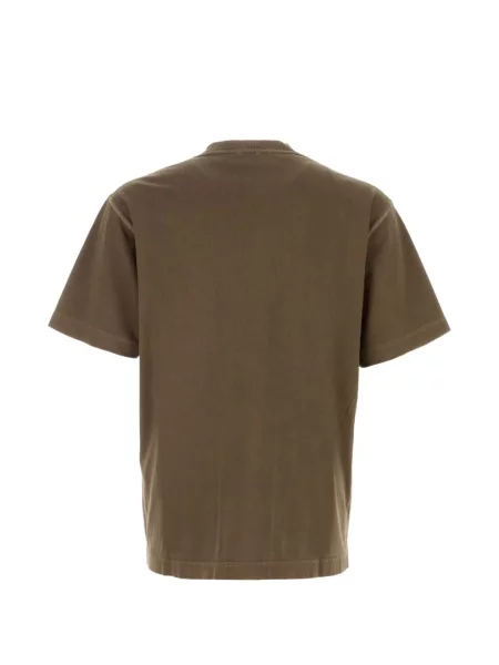 Tricou Closed cu broderie maro