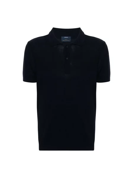 Koszulka polo Paul & Shark z krótkim rękawem niebieska