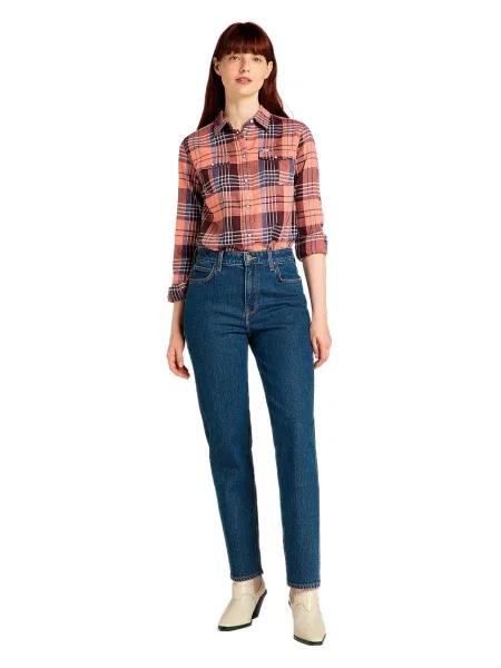 Jeansy Lee niebieskie