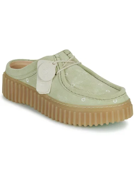 Mules Clarks zelena