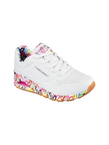 Pantofi Skechers alb