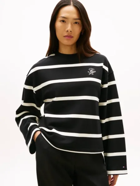 Tommy Hilfiger Pulóver fekete