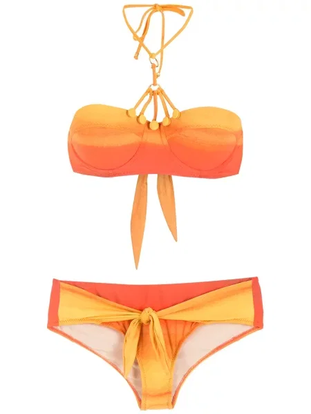 Bikini Amir Slama cu imagine portocaliu