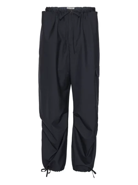 Pantaloni Henrik Vibskov cu cordon albastru