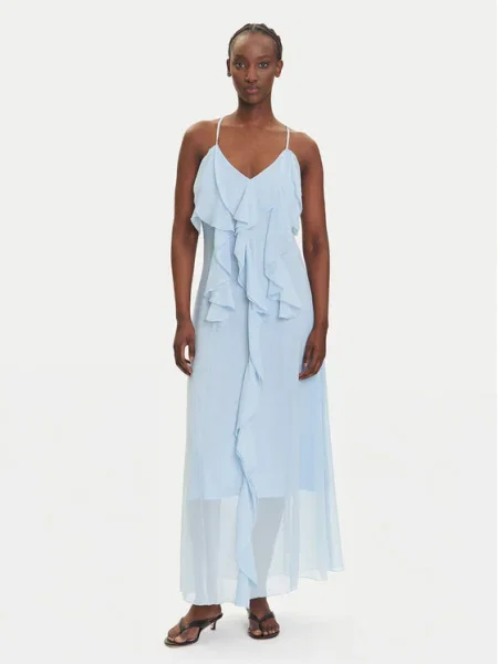 Vero Moda Rochie de seară Camille celest albastru