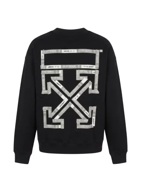 Hanorac Off-white cu imagine alb