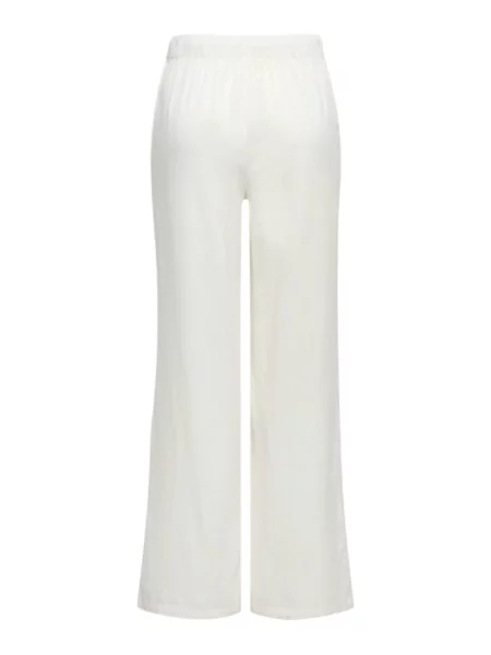 ONLY Pantaloni ONLGOA' alb