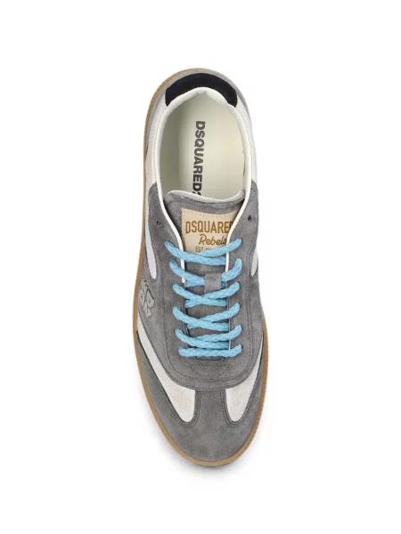 Sneakerși Dsquared2 cu autograf gri