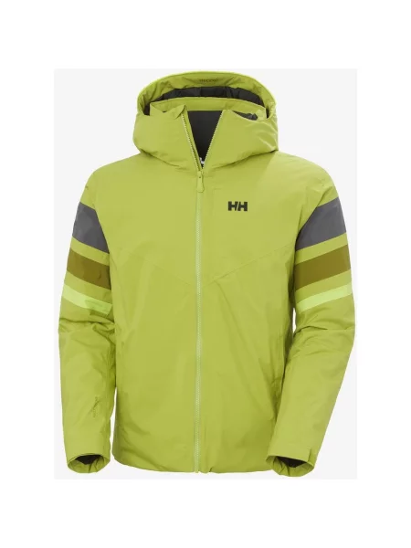 Kurtka z kapturem Helly Hansen Panoramic limonkowy oliwkowy brązowy S zielony