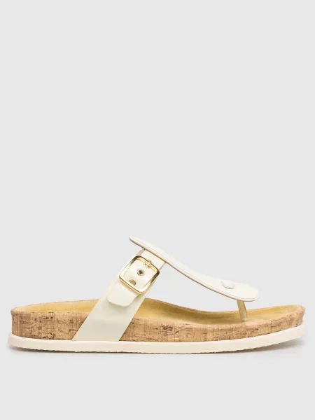 Шкіряні лаковані шльопанці Premiata жовті