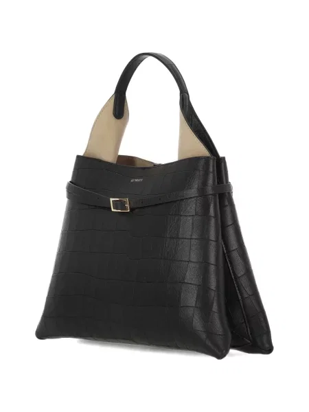 Shopperka Ree Projects skórzana czarna