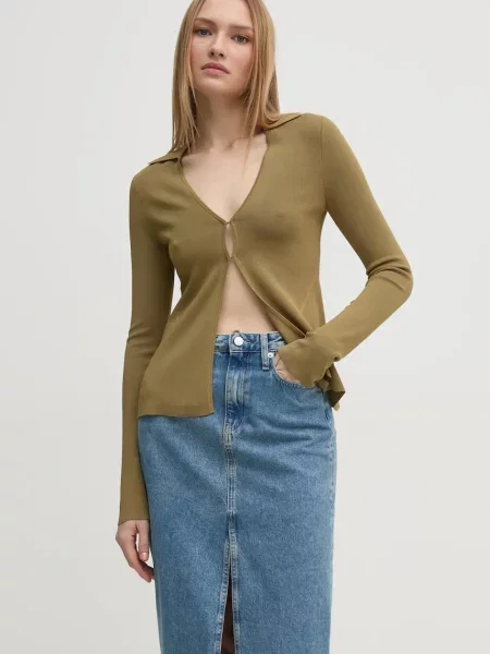 Calvin Klein Jeans cardigan verde