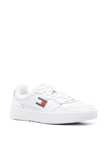 Sneakerși Tommy Jeans alb