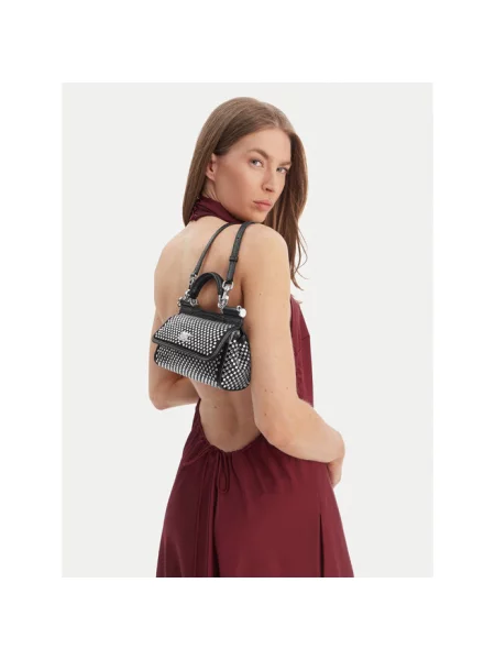 Torba na ramię `Sicily Small` Dolce & Gabbana czarna