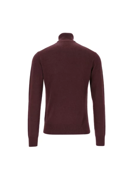 Sweter z golfem Emporio Armani do golfa brązowy
