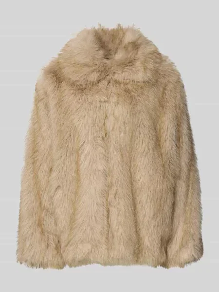 Kurtka o kroju regular fit ze sztucznego futra Liu Jo White