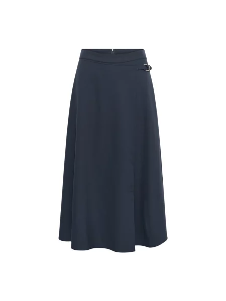 Spódnica midi Kaffe szara