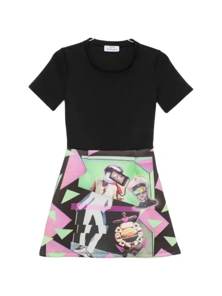 Scurt rochie The Artistylist cu imagine roz