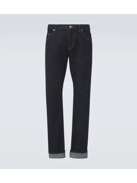 Klasične ravne kavbojke Dolce&gabbana modra