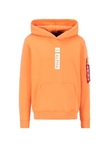 Geacă Alpha Industries cu imagine portocaliu
