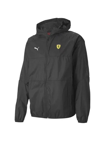 Geacă Puma cu glugă negru