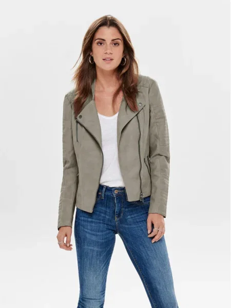 Geanta de piele Only gri