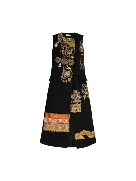 Sukienka midi Dries Van Noten czarna