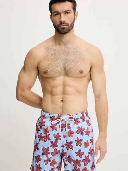 Плувни шорти Tommy Hilfiger оранжево синьо
