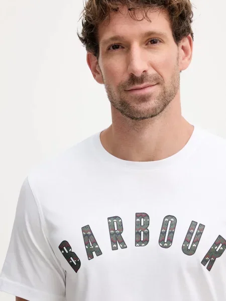 Barbour póló BOUGHS fehér